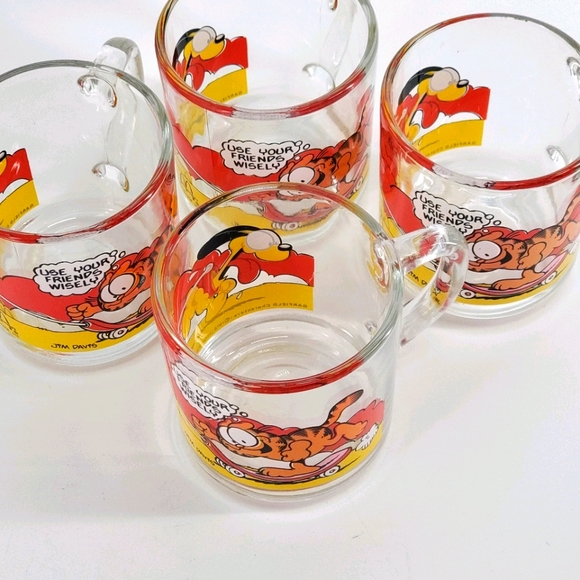 Vintage Garfield glass mug - Picture 6 of 11